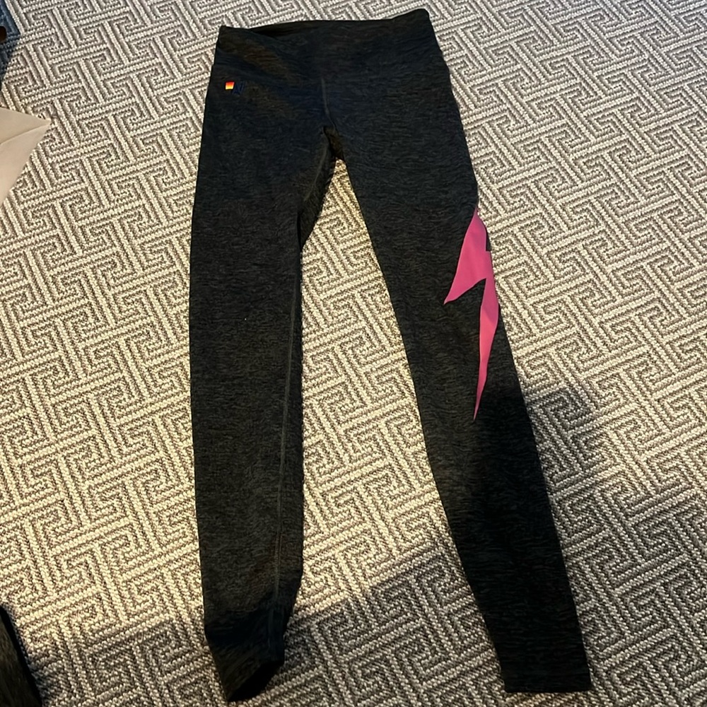 Aviator Nation lightning bolt leggings women’s size xs